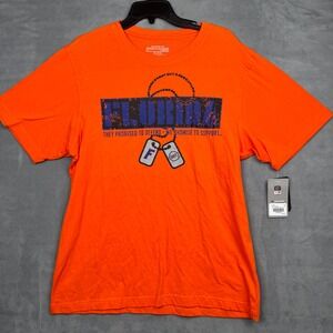 Colosseum Florida Gators OHT Support T Shirt Orange Large Cotton